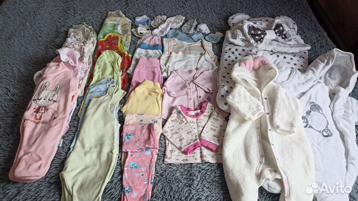 Детские вещи от 0 до 3 месяцев