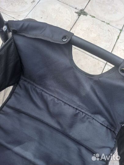 Коляска 2 в 1 эко кожа Indigo