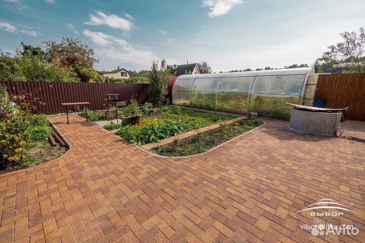 Брусчатка, тротуарная плитка Выбор разные цвета