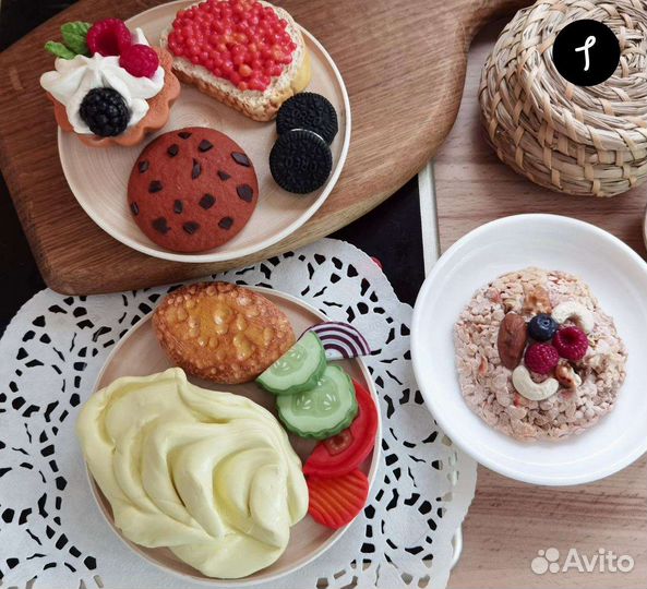 Набор еды из полимерной глины