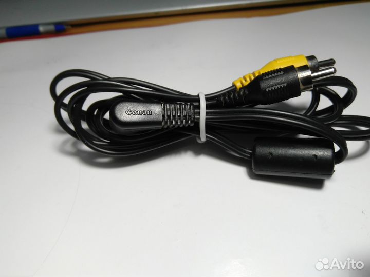 Аудио кабель Canon (Jack3.5 угловой - 2RCA)