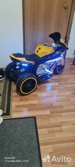 Детский мотоцикл на аккумуляторе