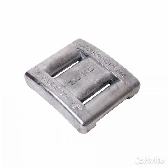 Груз свинцовый Scorpena 2 кг чёрный