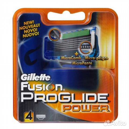 Лезвия для бритвы Gillette Fusion