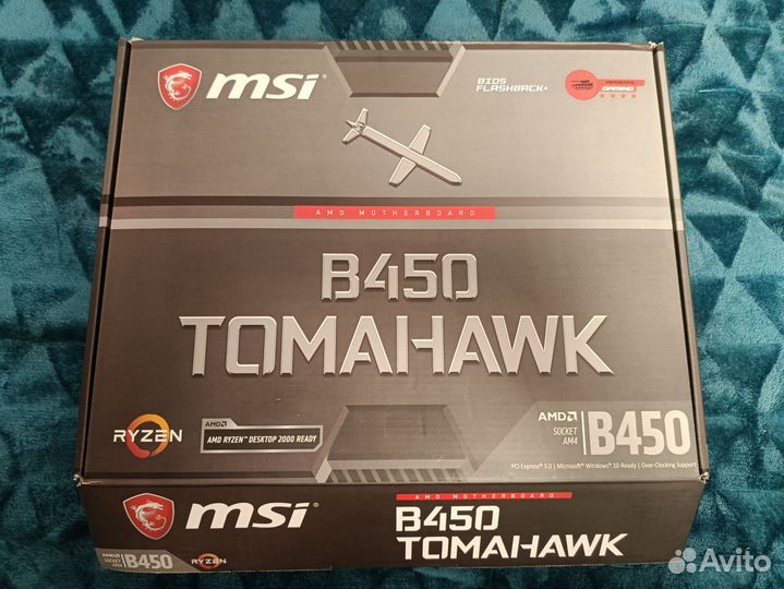 Материнская плата Msi b450 tomahawk