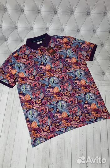 Поло мужское новое-etro