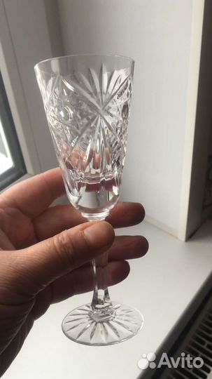 Хрустальные фужеры СССР