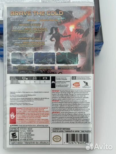 Subnautica + Subnautica: Below Zero (Switch)