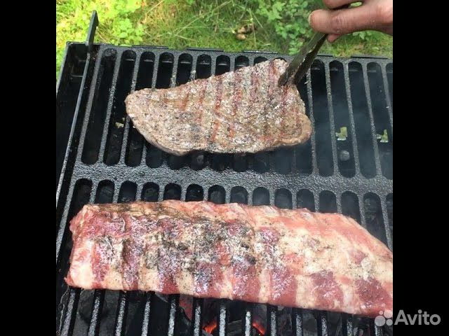 Решетка гриль чугунная 340х310