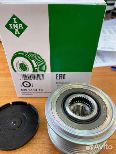 Обгонная муфта генератора 535011410 Ina Renault
