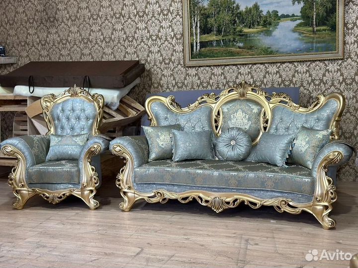 Комплект диван и 2 кресла