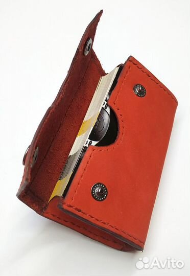 Визитница натуральная кожа