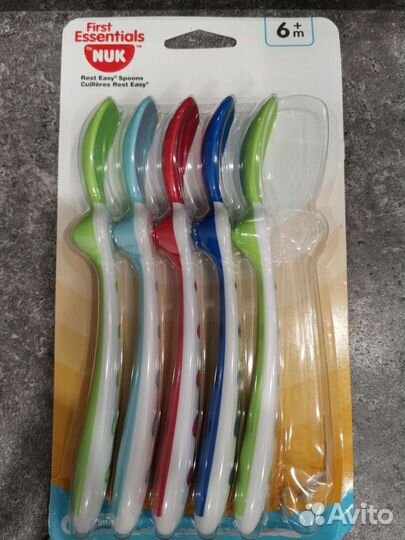 Ложки Nuk с 6 месяцев для прикорма