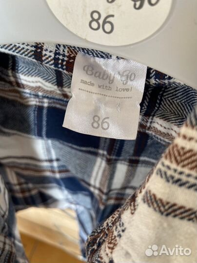 Рубашка детская для мальчиков 86