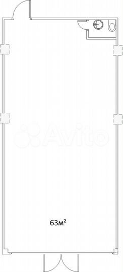 Готовый Арендный Бизнес, 63 м²