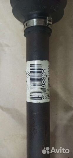 Renault duster привод передний правый