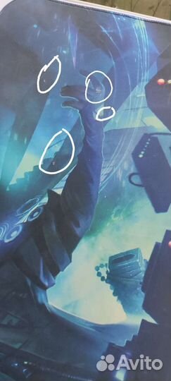 Игровой коврик для мыши с подсветкой