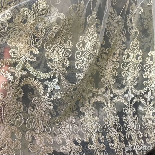 Тюль корт, готовые комплекты