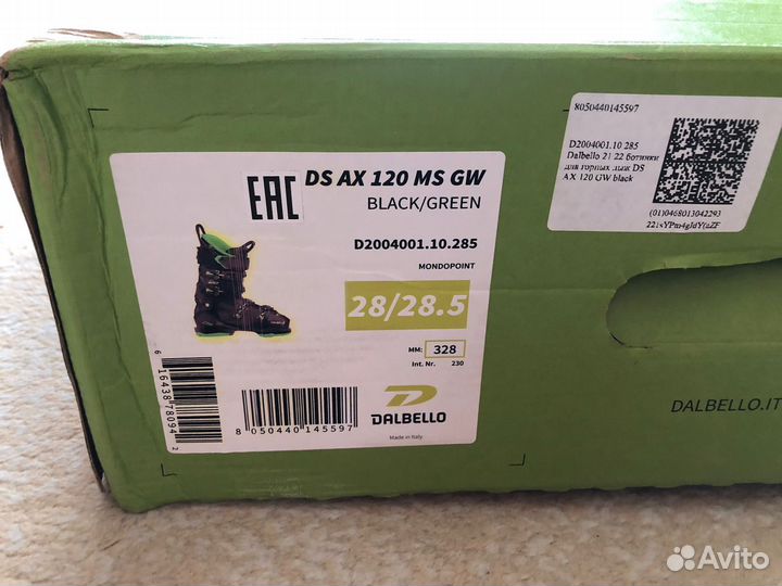 Горнолыжные ботинки Dalbello DS AX 120 GW