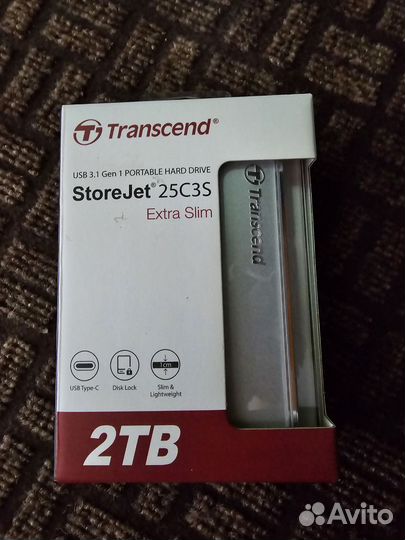 Transcend 2Т StoreJet 25C3S Extra Slim