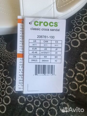 Шлепанцы crocs м11 оригинал