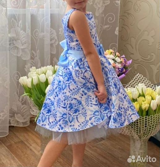 Платье праздничное для девочки рост 110-116