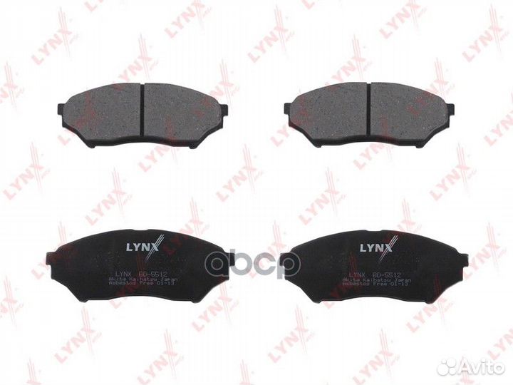 Колодки торм. диск. перед. BD-5512 lynxauto