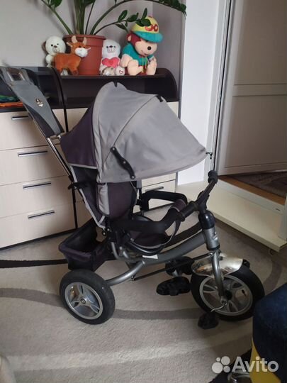 Детский велосипед с родительской ручкой