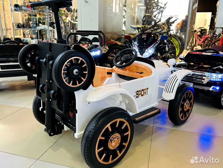 Детский электромобиль Ретро Rolls-Royce