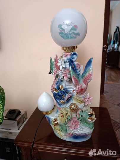 Фарфоровый светильник китай