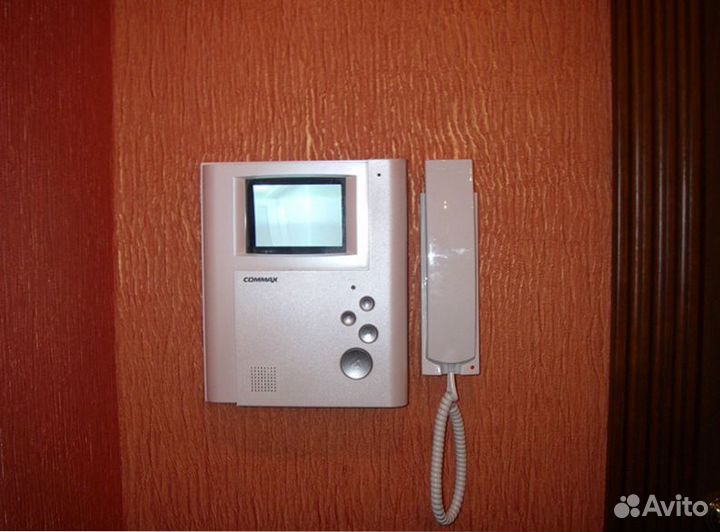 Установка видео домофона скуд