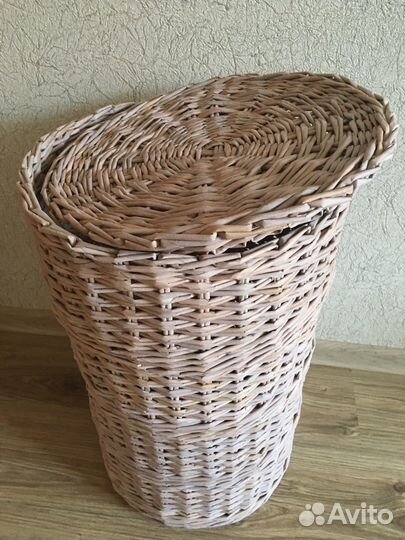 Корзина для белья из бумажной лозы