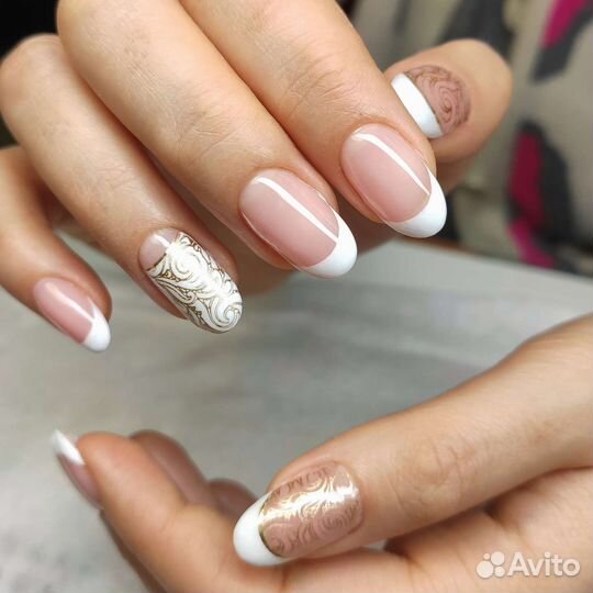 Маникюр, гель-лак, гель, японский маникюр