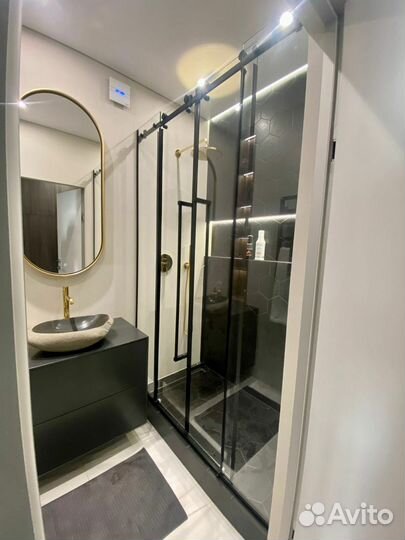 Душевая перегородка из закаленного стекла