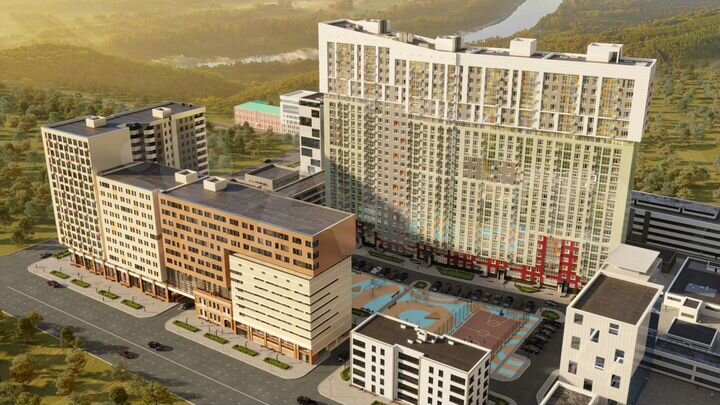 3-к. квартира, 84,2 м², 7/16 эт.