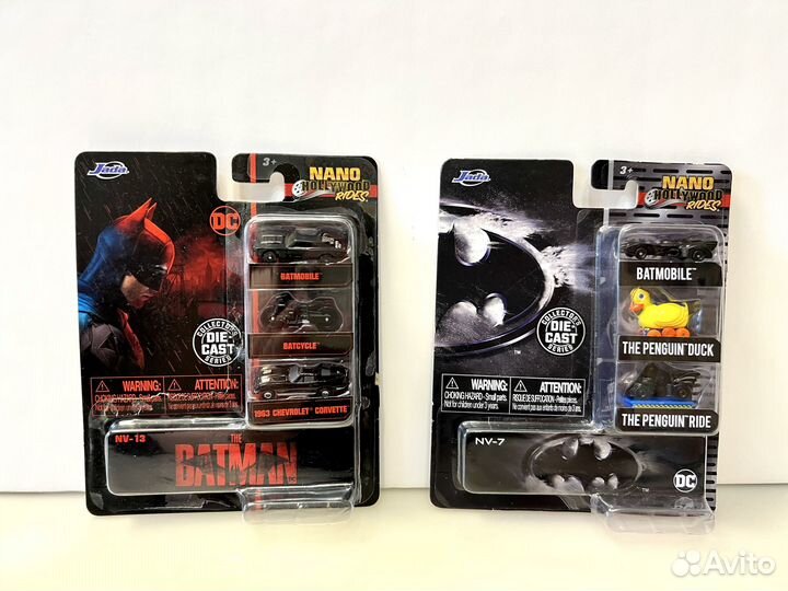 Наборы моделей машинок Jada Toys Batman