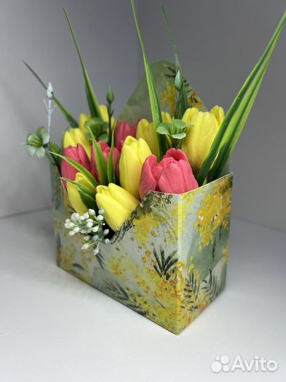 Цветочный букет из мыла