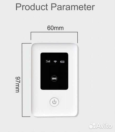 4G LTE WiFi переносной роутер с батареей