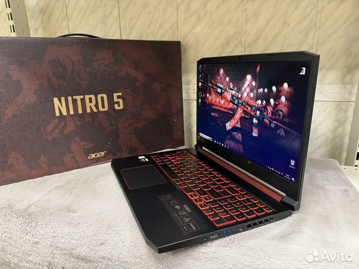 Игровой ноутбук Acer nitro 5 i5/16RAM/GTX 1660Ti