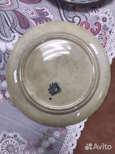 Антикварные тарелки Вилерой 19 век