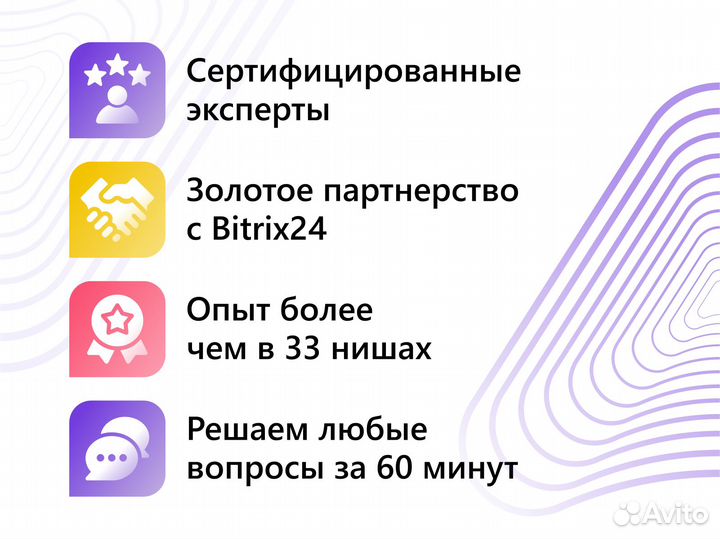 Настройка Битрикс24 CRM Внедрение