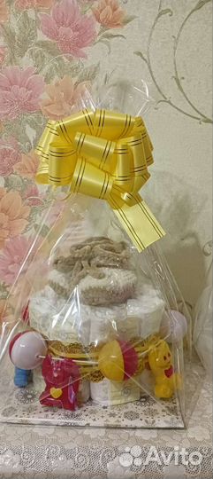 Подарочки из памперсов(тортики)