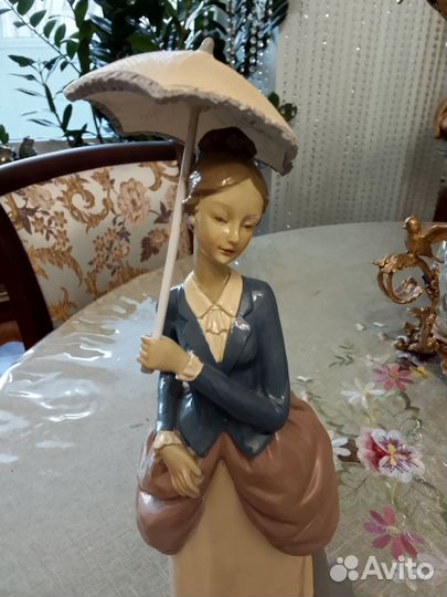 Статуэтка девушка с зонтиком