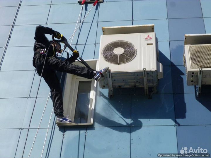Кондиционеры, вентиляция, высотные работы