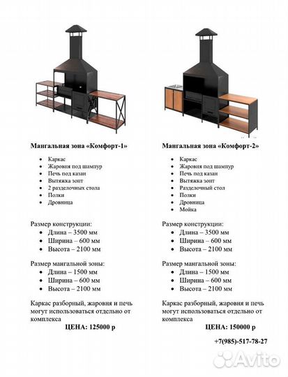 Мангальная зона для дачи Комфорт - 9