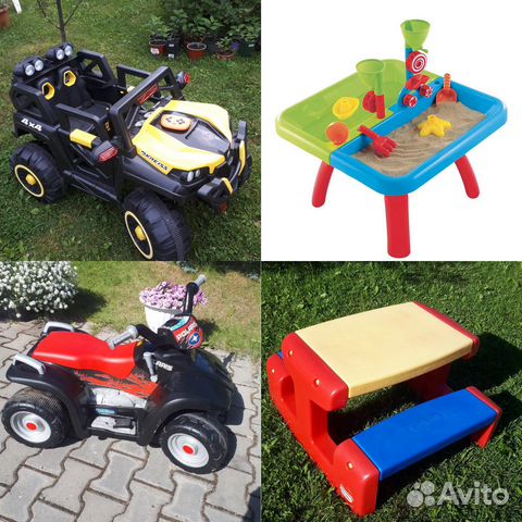 Детский квадроцикл polaris и стол Little trike