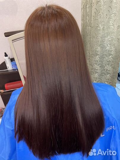 Кератиновое выпрямление волос на дому
