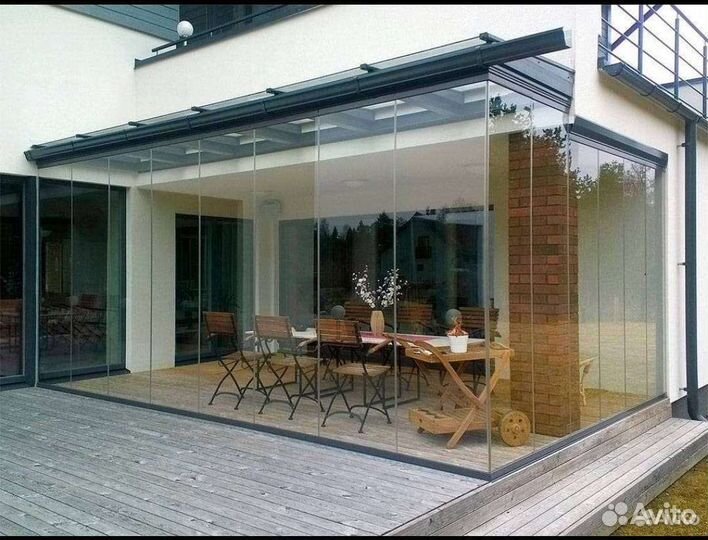 Безрамное остекление