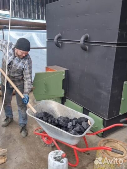 Котел для отопления 500 кВт с чугунным колосником