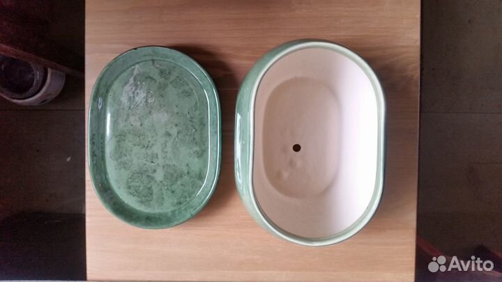 Бонсайница керамическая с поддоном